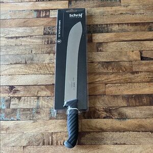 Schraf Cutlery 12” Butcher Knife with TPRgrip Handle NIB